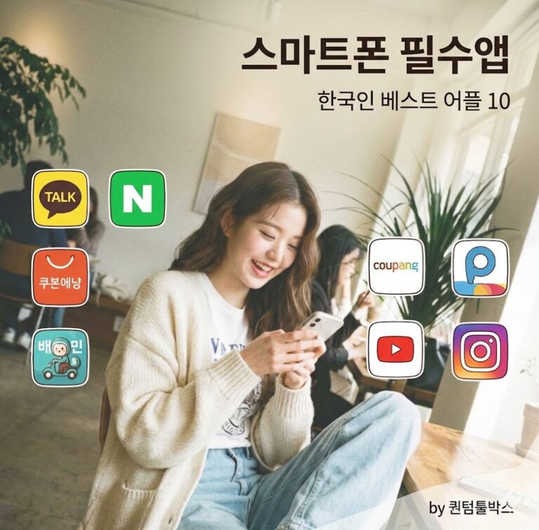 2026년 한국 스마트폰 필수 앱 TOP 10 총정리