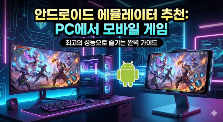 안드로이드 에뮬레이터 추천 PC에서 모바일 게임