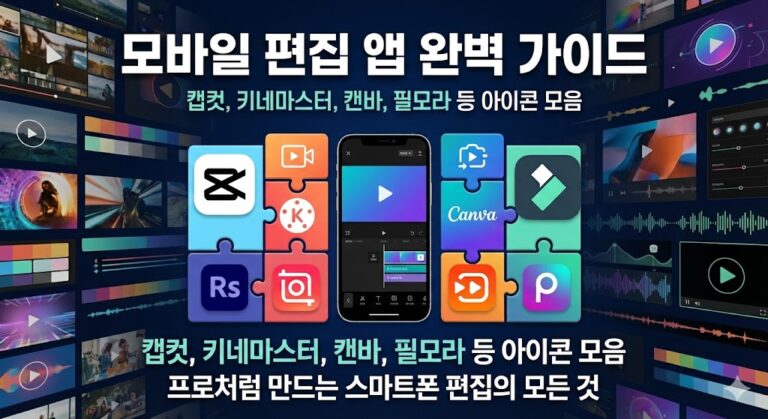 모바일 편집 앱 완벽 가이드 | 영상·디자인 편집 유틸리티 총정리 (2026 최신)