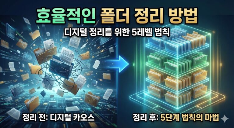 📁2026년 가장 효율적인 폴더 정리 방법